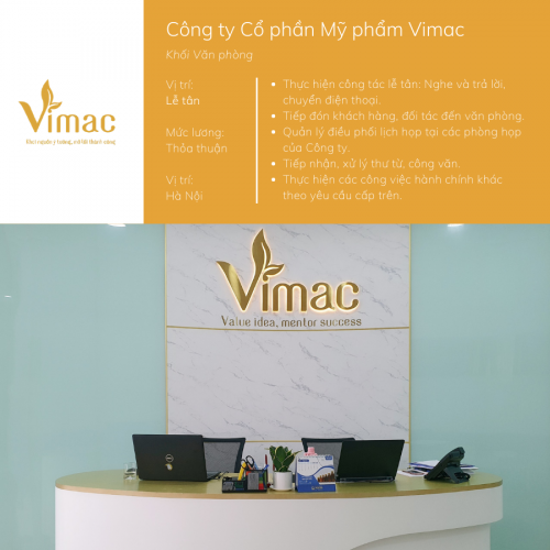 TUYỂN DỤNG NHÂN VIÊN LỄ TÂN HÀNH CHÍNH.