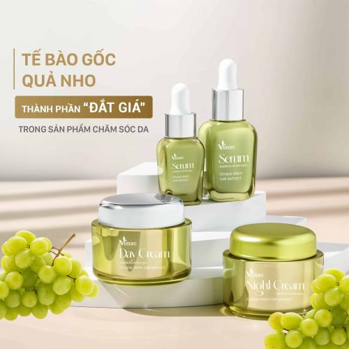 TẾ BÀO GỐC QUẢ NHO THÀNH PHẦN “ĐẮT GIÁ” TRONG SẢN PHẨM CHĂM SÓC DA