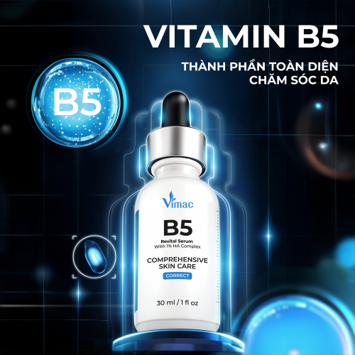 VITAMIN B5 THÀNH PHẦN VÀNG TRONG CHĂM SÓC & PHỤC HỒI DA TOÀN DIỆN 
