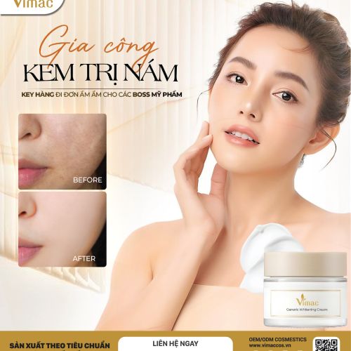 GIA CÔNG KEM TRỊ NÁM ĐỘC QUYỀN, TRỌN GÓI TẠI VIMAC