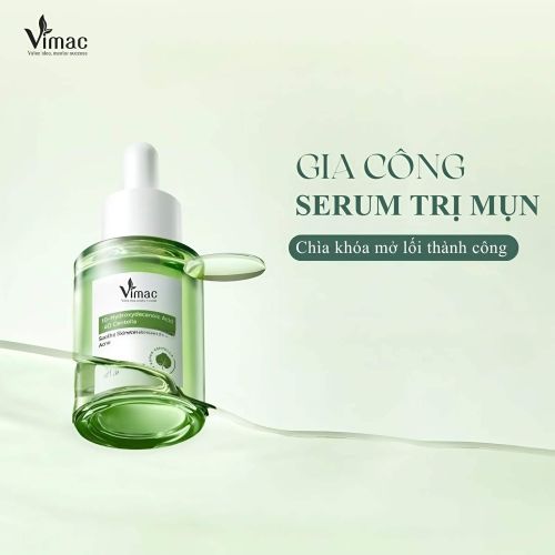 GIA CÔNG SERUM TRỊ MỤN - CHÌA KHÓA MỞ LỐI THÀNH CÔNG CHO BRAND MỸ PHẨM