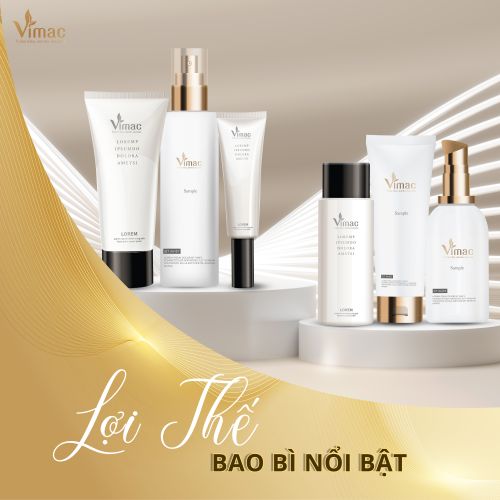 Dịch vụ thiết kế bao bì mỹ phẩm của Vimaccos 