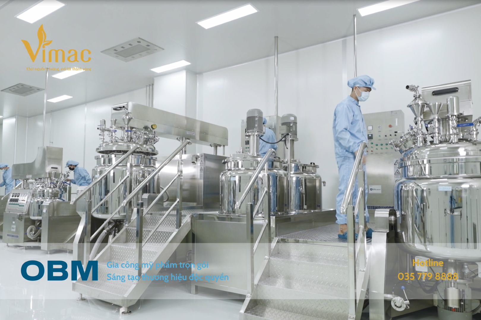 Dây chuyền sản xuất mỹ phẩm