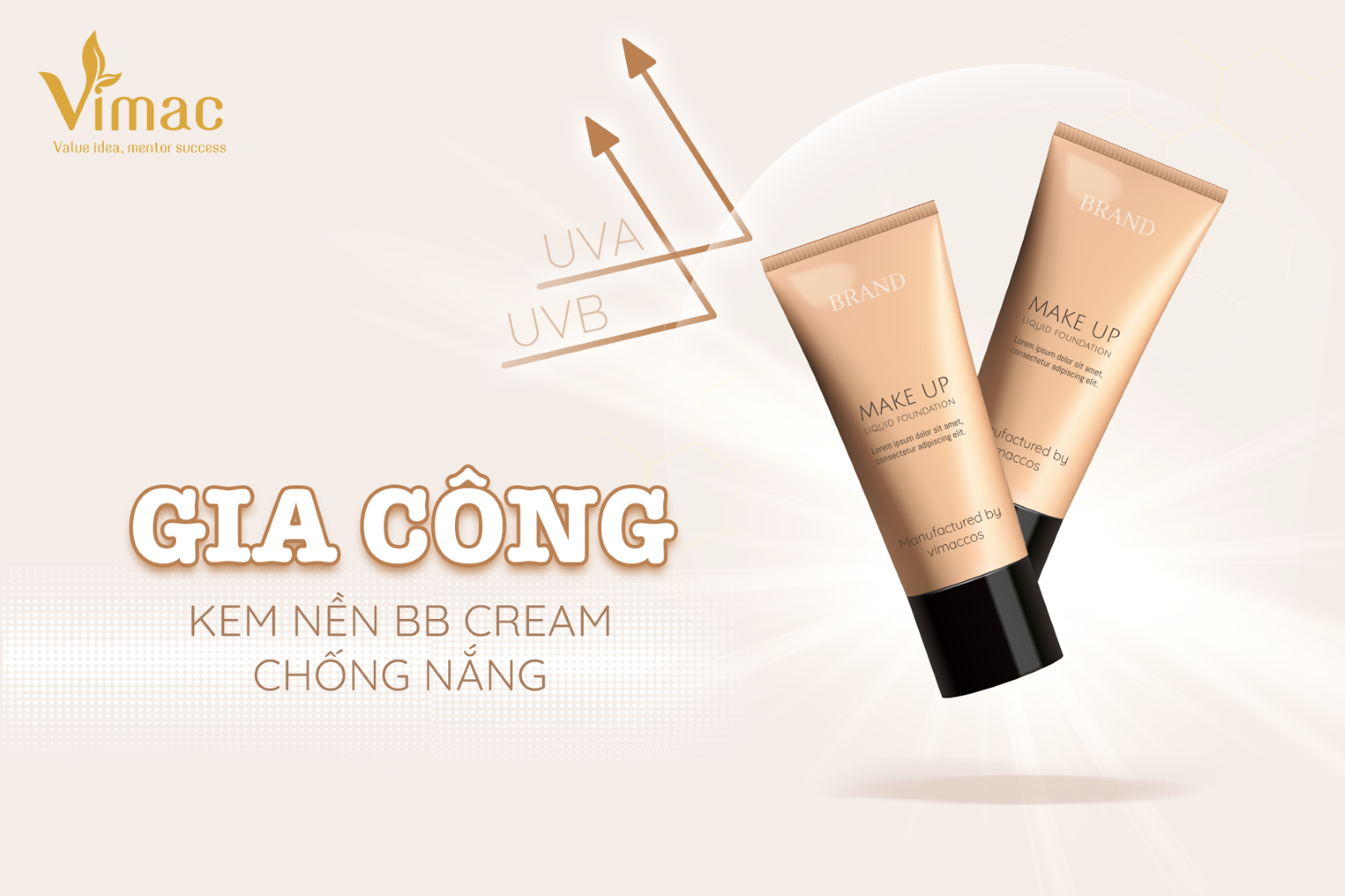 Gia công BB cream chống nắng 3