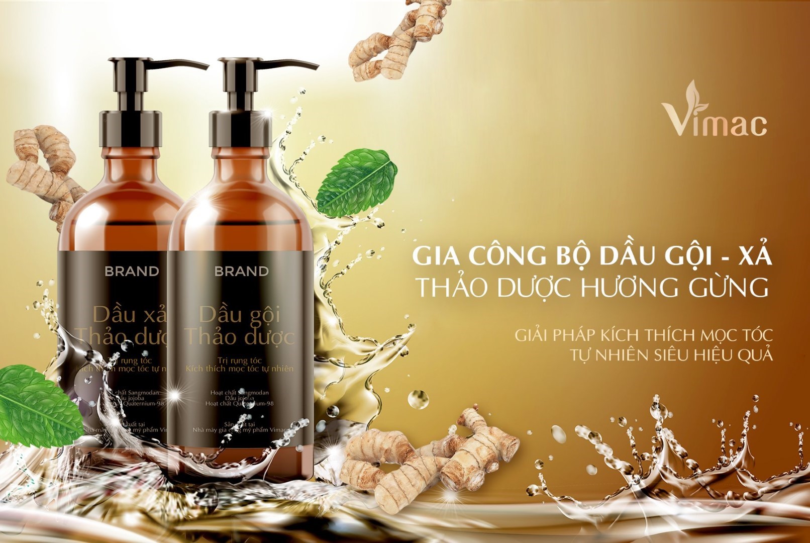 gia công dầu gội gừng 5
